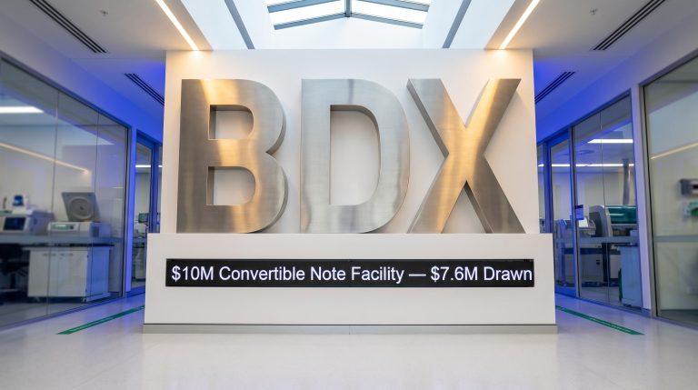 Bcal Diagnostics Ltd Confirms $7.6M Drawn and Committed Under Note Facility