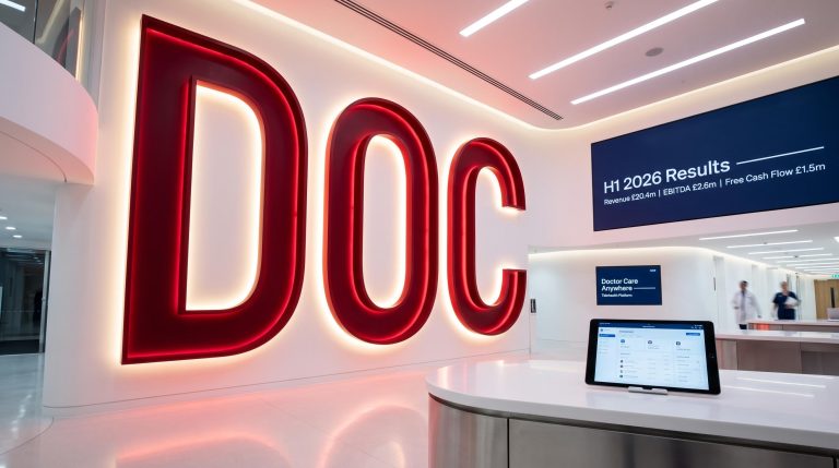 Doctor Care Anywhere Doubles Free Cash Flow to £1.5M as EBITDA Jumps 27% in H1