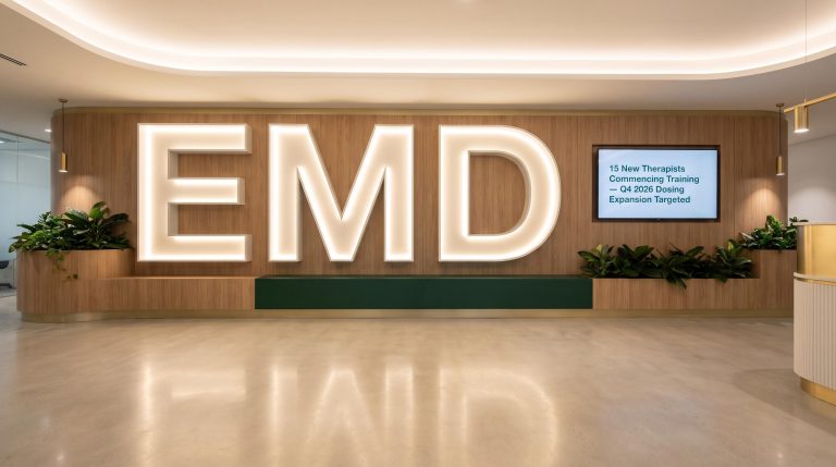 Emyria Ltd Recruits 15 Therapists for Targeted Q4 2026 Dosing Expansion