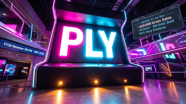 Playside Studios Ltd Posts $5.4m Profit as MOUSE Drives FY26 Guidance Beat