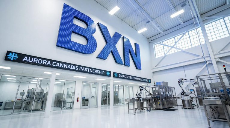 Bioxyne Lands Aurora Cannabis as Manufacturing Client Across 3 Global Markets