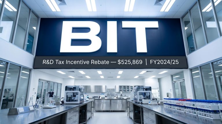 Biotron Lands $526K Government R&D Rebate With Zero Shareholder Dilution
