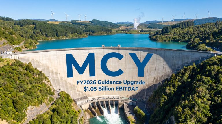Mercury NZ Upgrades FY26 Earnings Guidance to $1.05B on Renewable Performance
