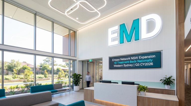 Emyria Expands Into NSW With 4-Bed Psychedelics Clinic Targeting 2.5M Catchment