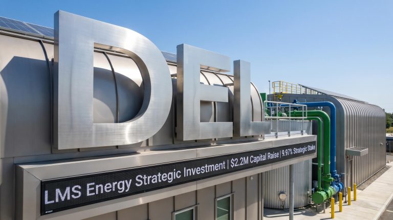 Delorean Lands $2.2M From Major Biogas Operator as 9.97% Strategic Investor