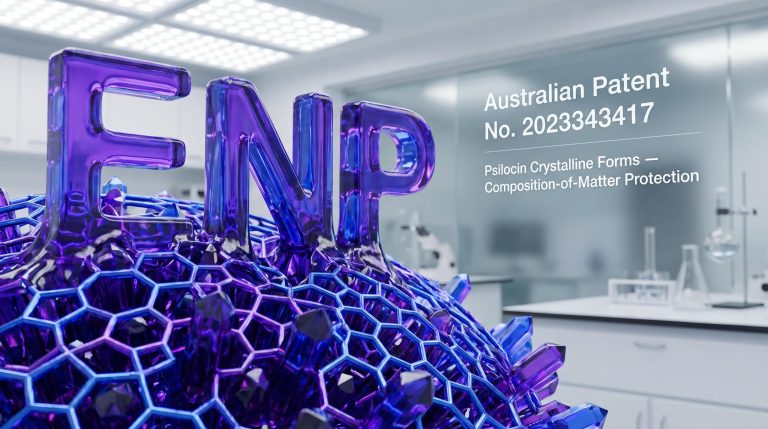 Entropy Neurodynamics Ltd Granted Australian Psilocin Crystalline Forms Patent