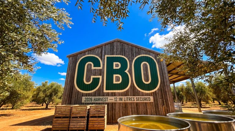 Cobram Estate Olives Ltd Secures 12.1M Litres From 2026 Off Year Harvest