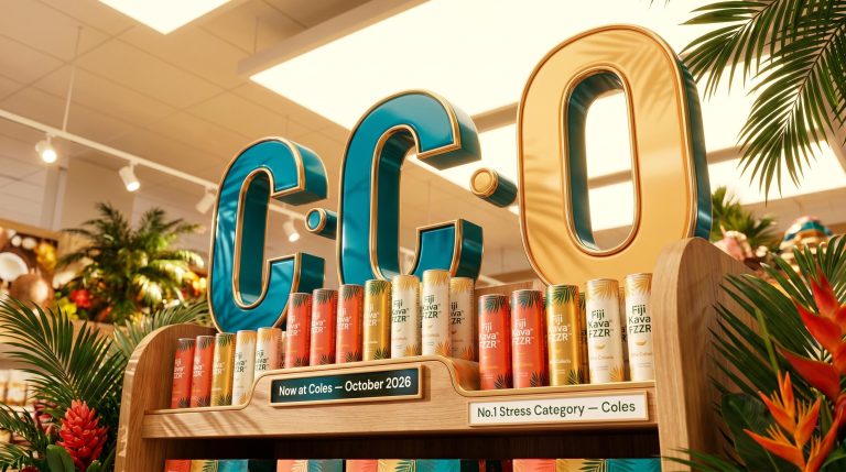 The Calmer Co Gains Coles Ranging for FZZR Kava and Advances U.S. Retail Push