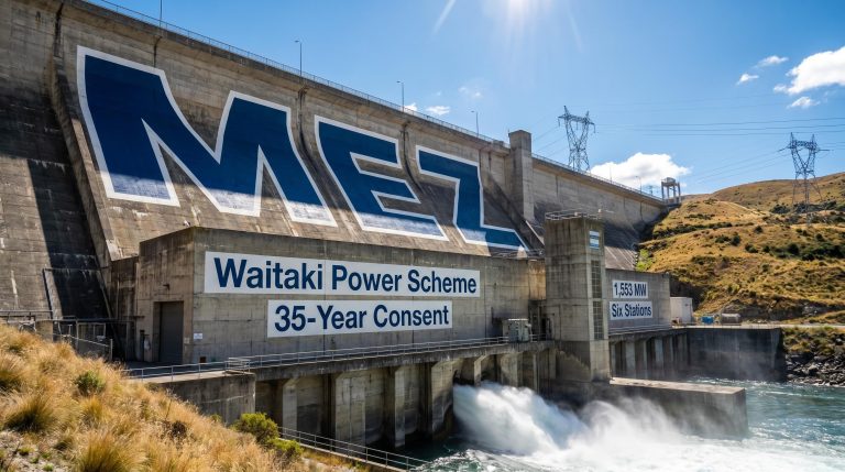 Meridian Energy Locks in NZ’s Biggest Hydro Scheme for 35 Years to 2060s
