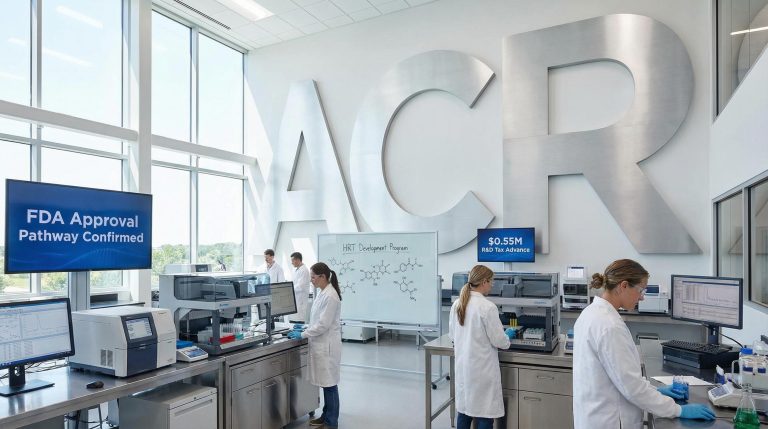 Acrux Receives $550K R&D Advance for HRT Development After FDA Pathway Confirmed