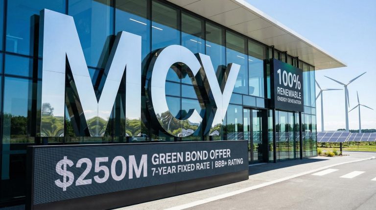Mercury Eyes $250M Green Bond to Refinance Debt at Investment Grade BBB+ Terms