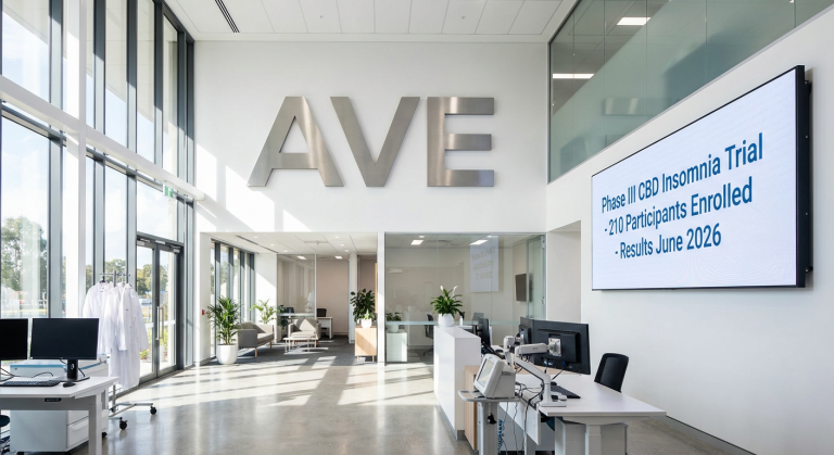 Avecho Completes Interim Cohort Recruitment for Phase III CBD Insomnia Trial