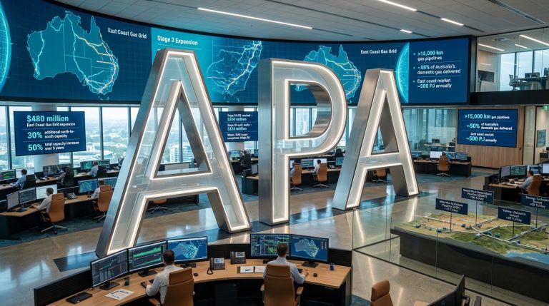 APA Group Commits $480M to Expand East Coast Gas Grid Capacity by 30% by 2028