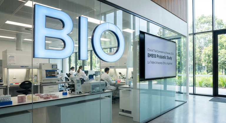 Biome Australia Secures Ethics Approval to Launch 240-Patient BMB18 Probiotic Trial