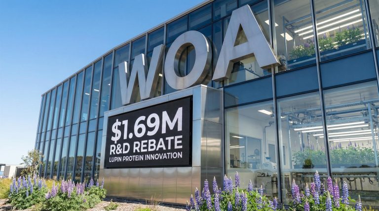 Wide Open Agriculture Banks $1.69M R&D Rebate to Accelerate Lupin Protein Sales
