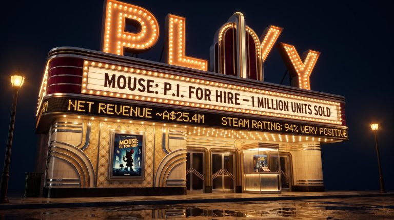 Playside Studios Ltd MOUSE Sells 1M Units With A$25.4M Net Revenue
