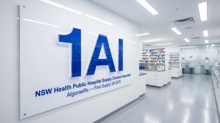 Algorae Pharmaceuticals Ltd Wins NSW Health Public Hospital Supply Contract