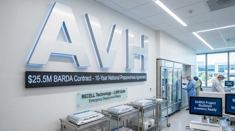 AVITA Medical Secures $25.5M US Government Contract for Burn Emergency Stockpile
