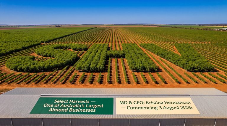 Select Harvests Ltd Names Kristina Hermanson as New CEO From August 2026