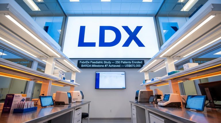 Lumos Diagnostics Hits 250-Patient Mark Unlocking US$670K BARDA Payment