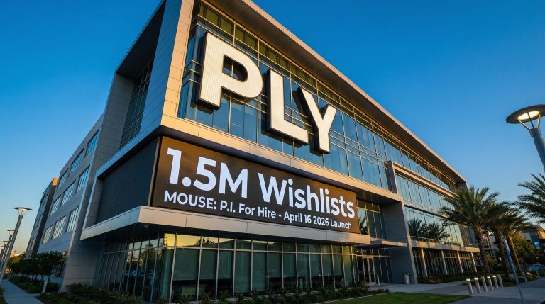PlaySide Studios Beats Its Own Wishlist Target as MOUSE Demand Surges 60% Pre-Launch